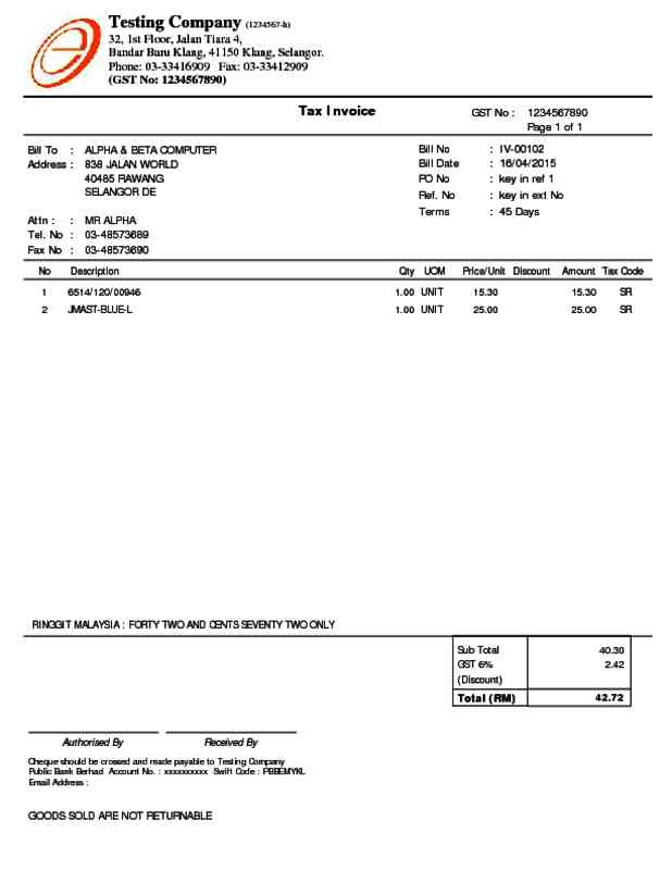06 Tax Invoice